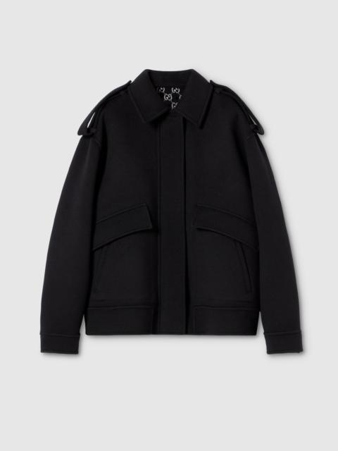 GUCCI Silk wool bomber jacket