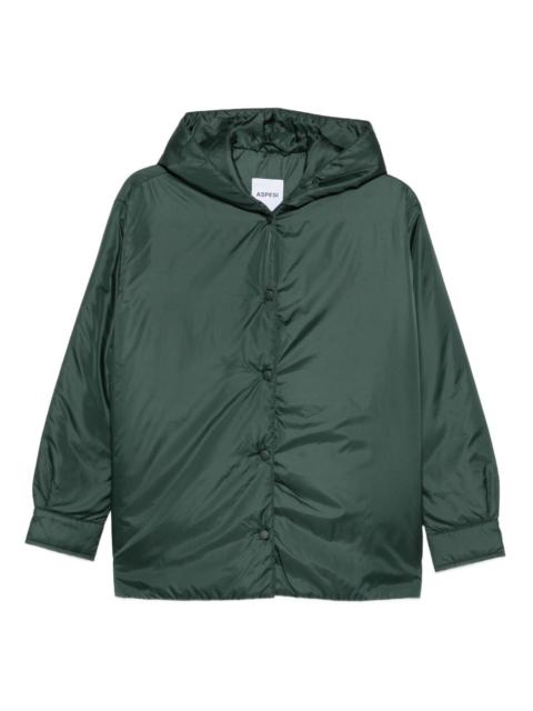 Aspesi Beth hooded buttoned jacket
