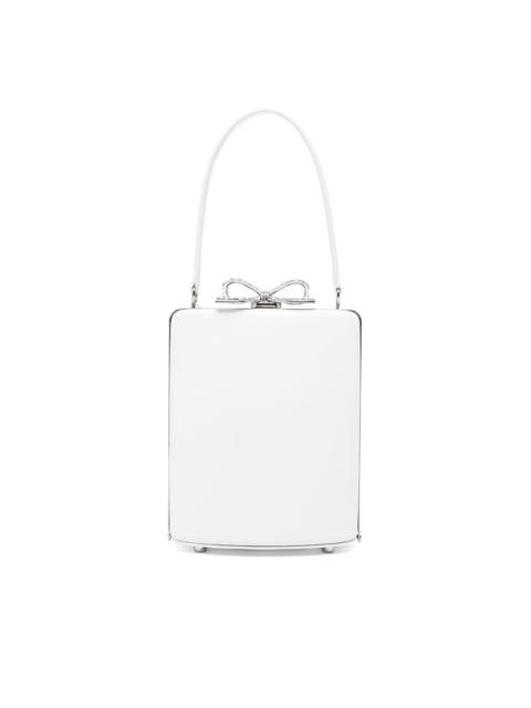 self-portrait bow-detailed tote bag
