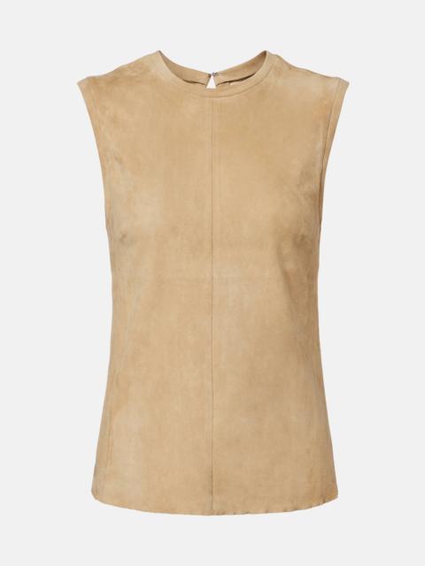 STOULS Muccia suede top