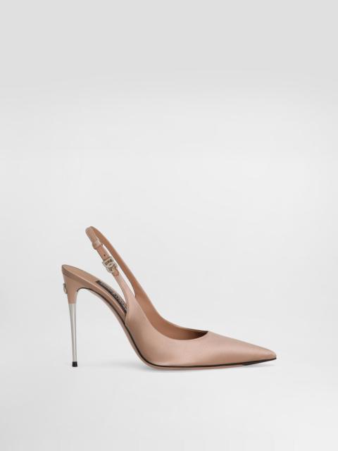 Dolce & Gabbana Satin slingbacks