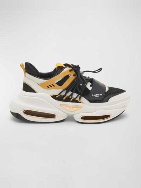 Balmain Men's B Bold Mesh Low-Top Sneakers