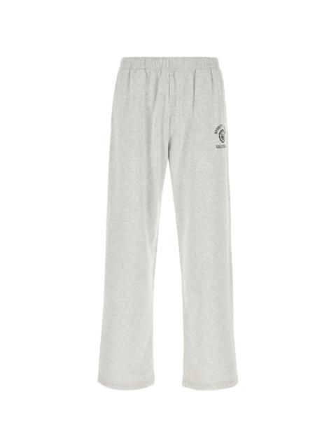 Sporty & Rich light grey cotton track pants