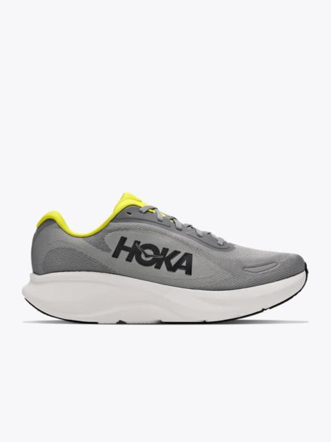 HOKA Men's Rincon 5 Shoes in Galactic Grey/Hoka Citrus