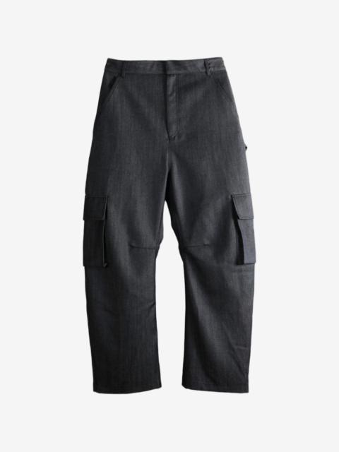 BALENCIAGA relaxed wide-leg multi-pocket cargo pants