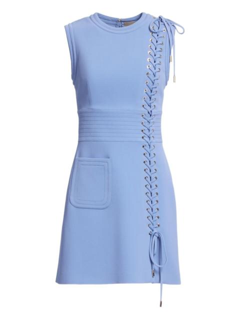 ELIE SAAB lace-up mini dress