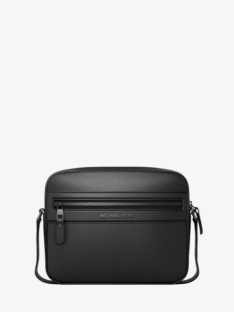 MICHAEL KORS Jet Set Pebbled Leather Crossbody Bag