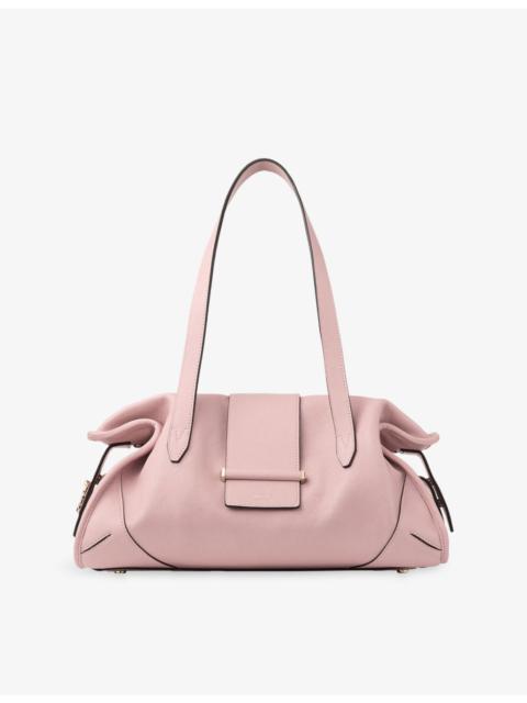 JIMMY CHOO Bar Holdall Medium Leather Shoulder Bag