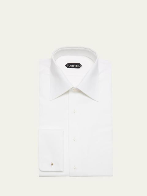 TOM FORD Men's French Cuff Pique Dress Shirt