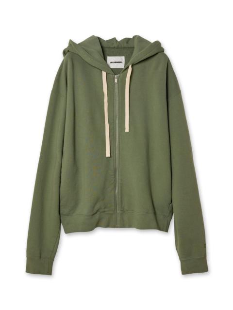 Jil Sander ZIPPED HOODIE EMB