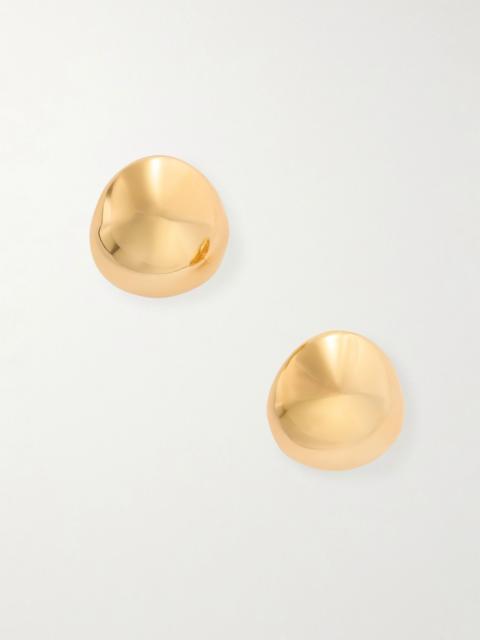 Alaïa Dome gold-tone earrings Gold