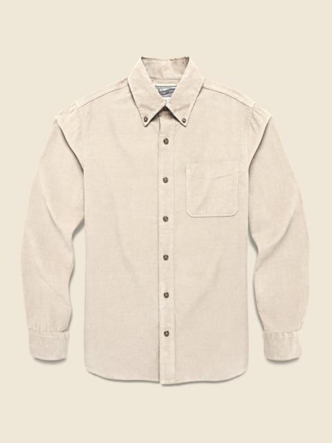 Schott Pinwale Corduroy Shirt - Stone