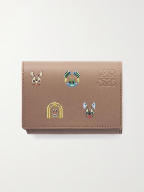 Loewe + Louis Wain Cats Printed Leather Wallet