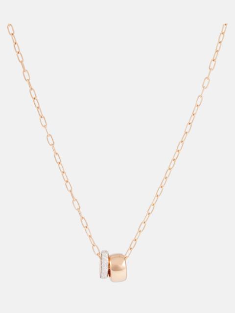 Pomellato Iconica 18kt gold necklace with diamonds