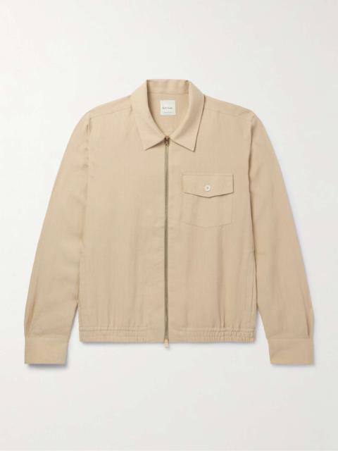 Linen Blouson Jacket