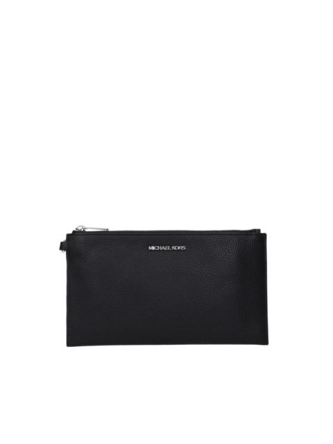 MICHAEL KORS pebbled clutch bag