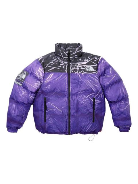 Supreme x The North Face Printed Nuptse Jacket 'Purple Black' SUP-SS23-077