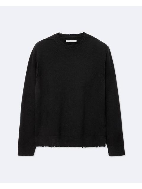 ALLSAINTS REMUS DISTRESSED CREW-NECK SWEATER