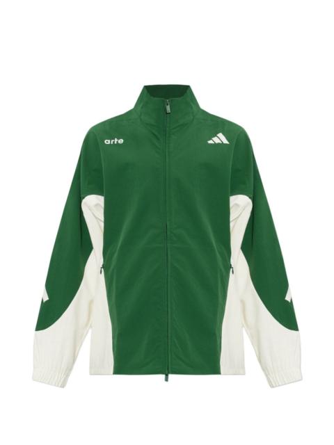 adidas x Arte Antwerp logo-embroidered full-zip sweatshirt