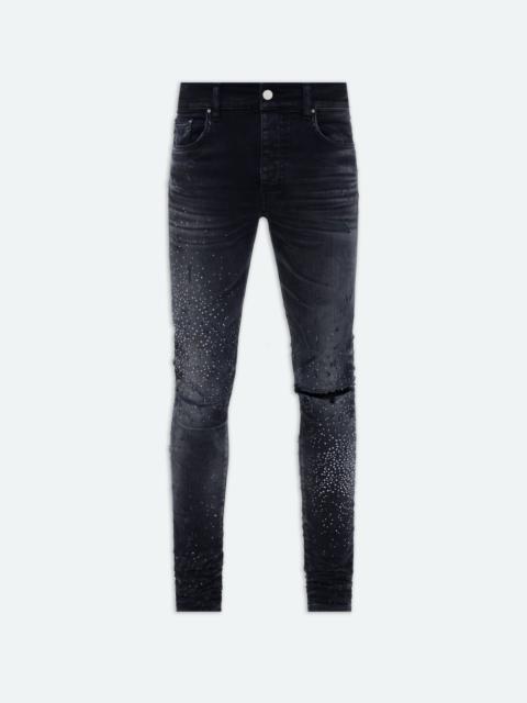 AMIRI CRYSTAL SHOTGUN JEAN