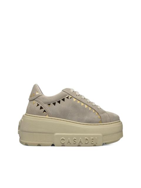 CASADEI Nexus studded platform trainers