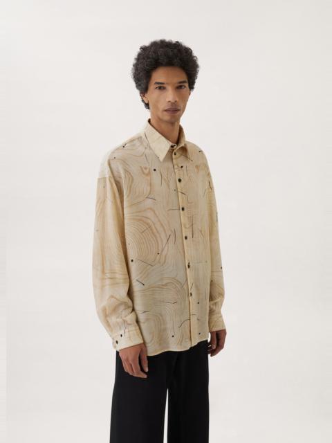 Lemaire PRINTED REGULAR COLLAR TWISTED SHIRT
WOOD WOOL PRINT