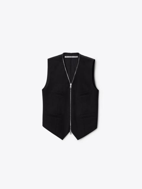 Alexander Wang zipper tailored vest