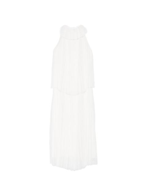FABIANA FILIPPI pleated layered maxi dress