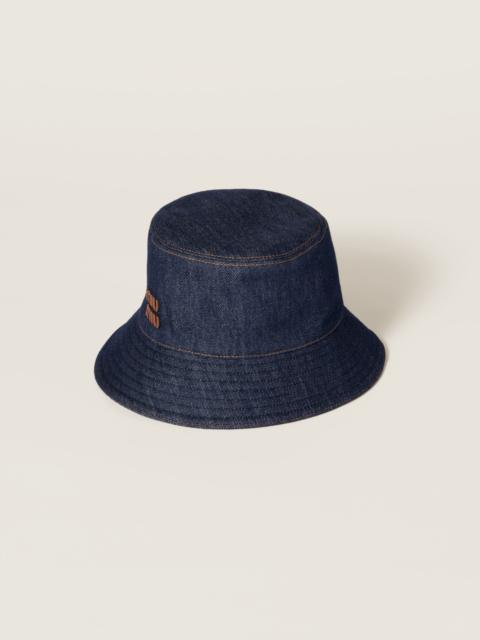 Miu Miu Denim bucket hat
