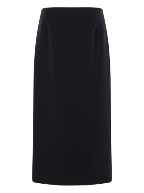 The Row wool midi skirt