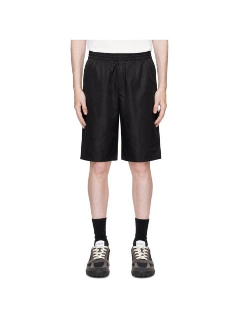 Givenchy Black Elasticized Formal Shorts