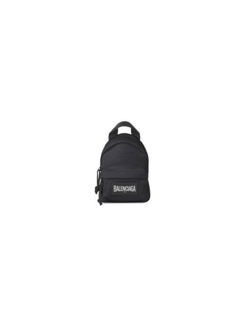 BALENCIAGA Men's Oversized Mini Backpack in Black