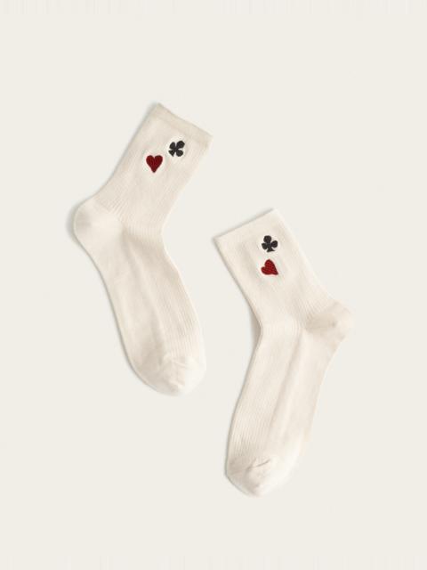 Madewell Embroidered Ankle Socks