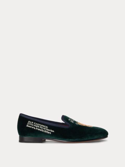 Polo Ralph Lauren Paxton Polo Bar Velvet Slipper
