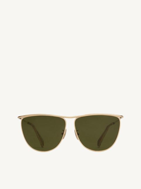 CELINE Metal Frame 08 Sun in Gold/Green