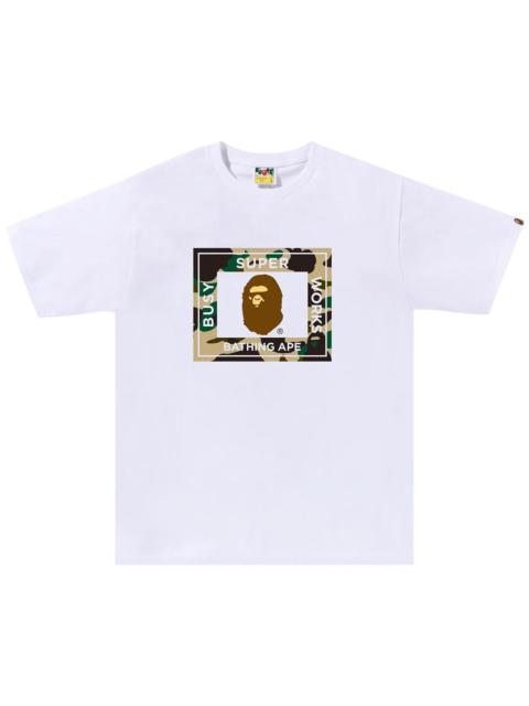 BAPE 1st Camo Super Busy Works Tee 'White'