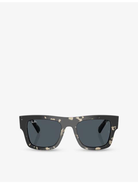 Ray-Ban RB2217M Scuderia Ferrari Collection Square-Frame Acetate Sunglasses