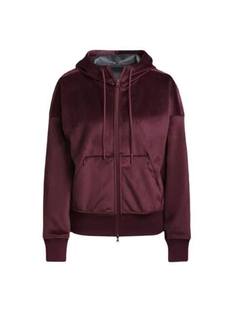 adidas (WMNS) adidas Future Icons Hoodie Asia Sizing 'Burgundy' H31108