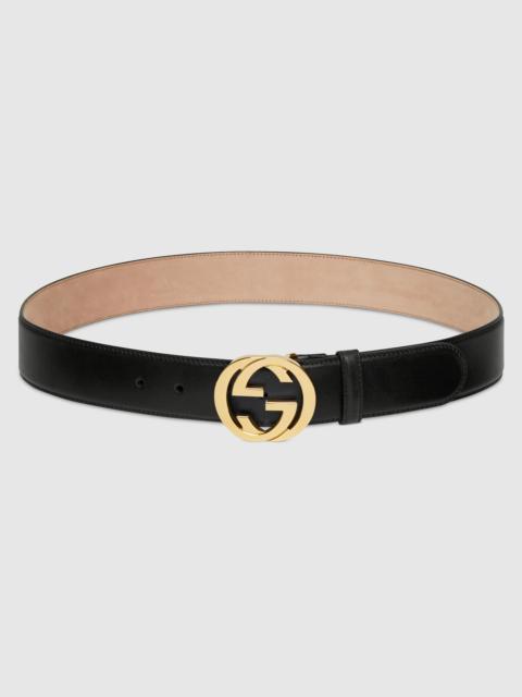 GUCCI Belt with Interlocking G buckle