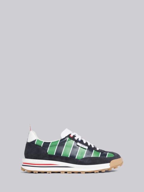 Thom Browne Awning Stripe Shiny Tech Runner