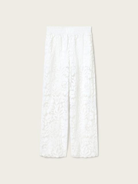 ALLSAINTS AMELIE STRAIGHT LEG LACE PANTS