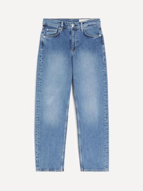 rag & bone Harlow Ankle Straight Jeans in Accord