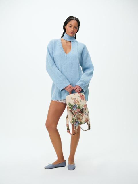 For Love & Lemons Sally Sweater & Scarf Set
