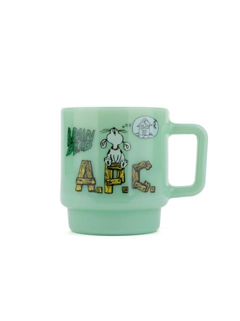 BRAIN DEAD Brain Dead x A.P.C. Milk Glass Mug - Jade