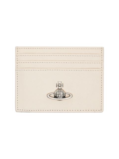 Vivienne Westwood Off-White Flat Card Holder