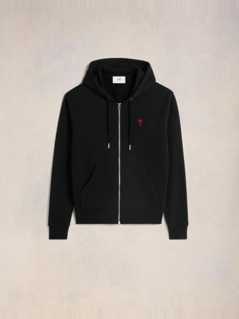 RED AMI DE COEUR ZIPPED HOODIE