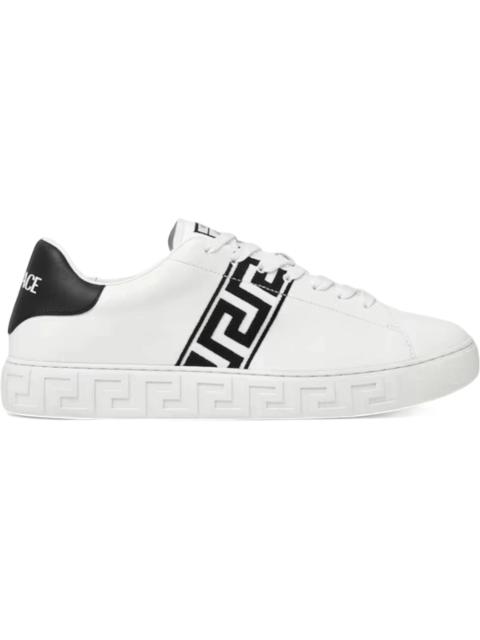 VERSACE Versace Embroidered Greca White Black