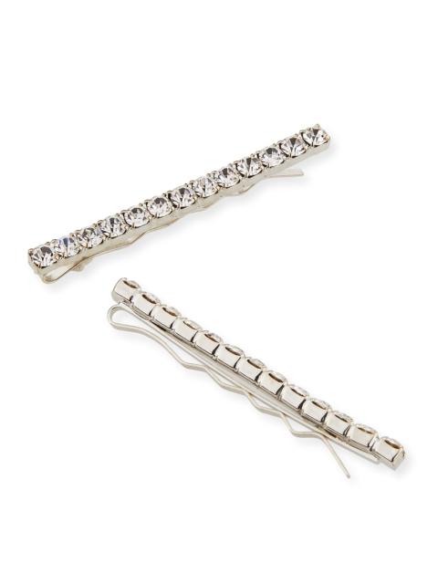 Jennifer Behr Gwen Crystal Bobby Pins, Set of 2