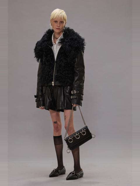 R13 FURRY SHRUNKEN JACKET