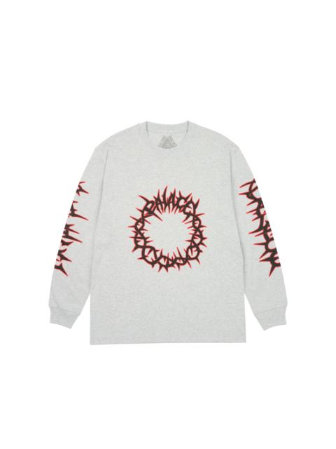 PALACE SPIKED LONGSLEEVE GREY MARL